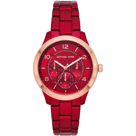 michael kors uhr rot